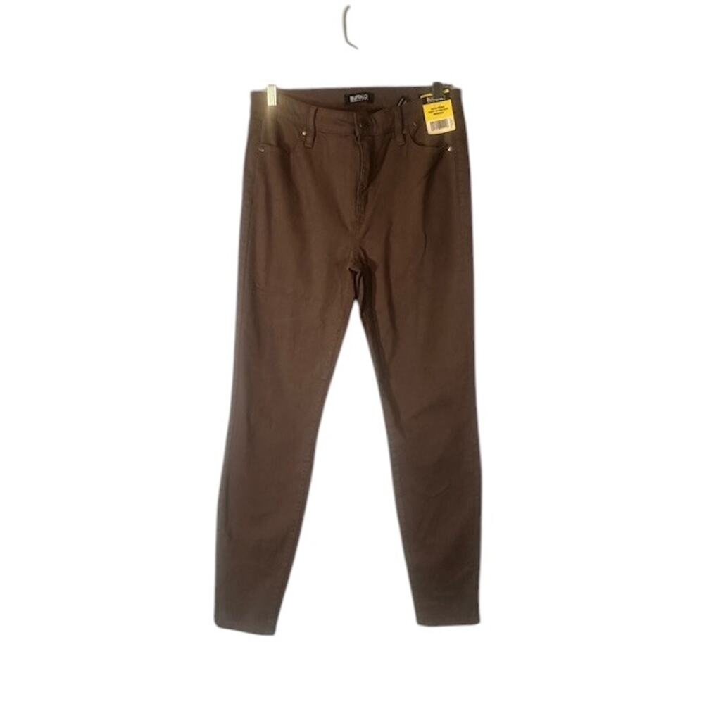 Buffalo David Bitton Womens Brown Hanna High-Rise Soft Stretch Skinny Jeans Sz 6